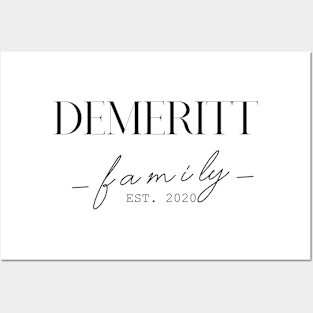 Demeritt Family EST. 2020, Surname, Demeritt Posters and Art